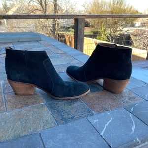 Madewell Black Suede Booties